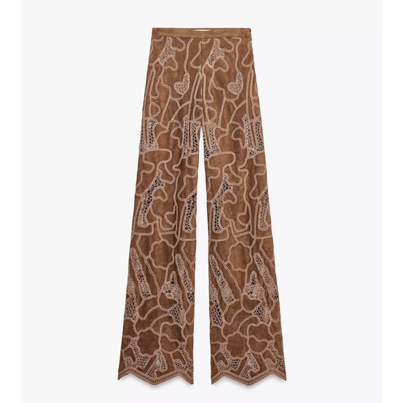 NWT ZARA VIRAL 2025 collection SUEDE pants 
🚨FIRM PRICE NO DISCOUNT - Picture 11 of 16
